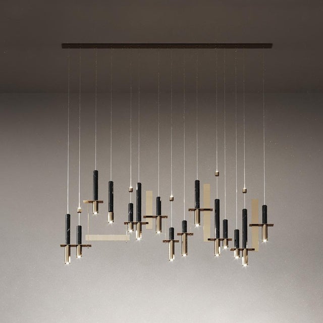 Portland Suspension Lamp by Porus Studio For Sale - Image 9 of 12