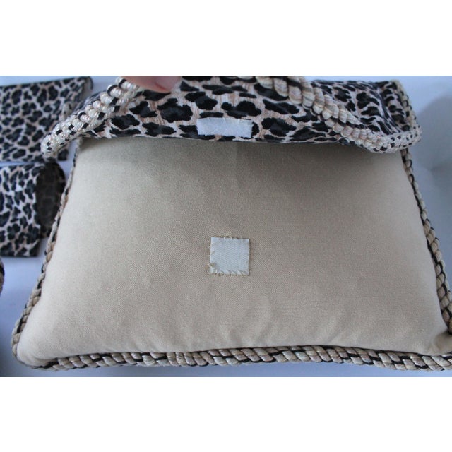 Vintage Custom Upholstered Animal Print Arm Chair For Sale - Image 9 of 13