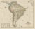 Antique Map of South America, 1859 For Sale - Image 6 of 6