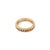 Pop Art Style Rainbow Multi Sapphire Eternity Band Ring in 14k Yellow Gold Size 7 For Sale - Image 10 of 16