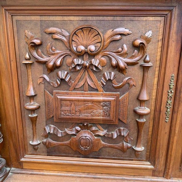 Vintage Cupboard in Walnut For Sale - Image 11 of 18