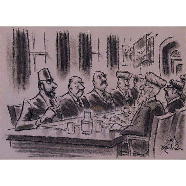 Ed Fisher (1926-2013) Original Cartoon Drawing From "The New Yorker" Circa 2009 For Sale In San Francisco - Image 6 of 7