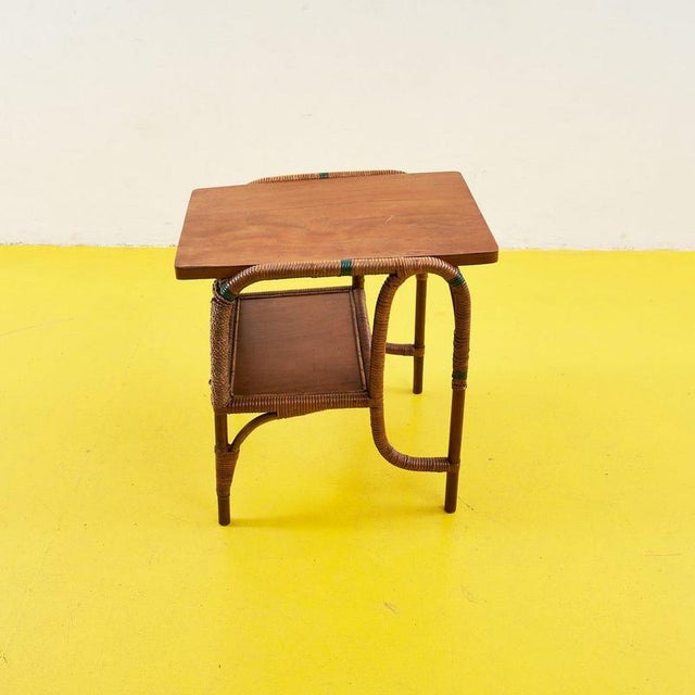 Vintage Bamboo Coffee Table, 1950s For Sale - Image 5 of 5