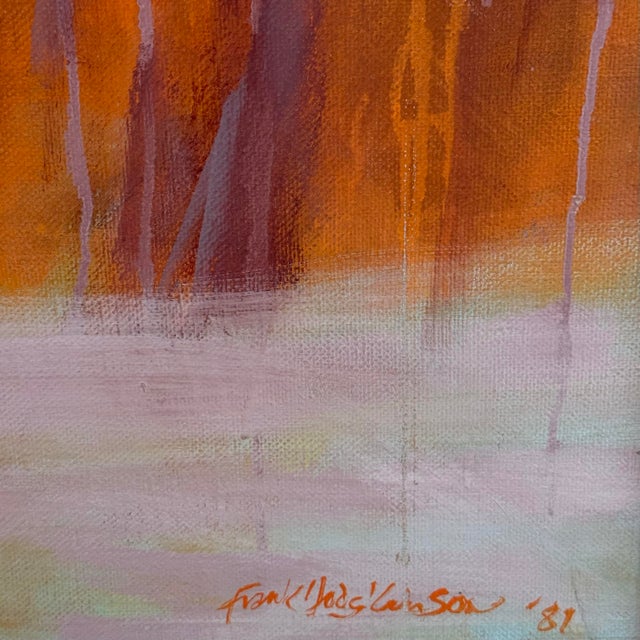 Abstract Monumental Oil Painting by Frank Hodgkinson (1919-2001) For Sale - Image 3 of 8