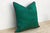 Traditional Royal Green Dotted Ahir Handloom Pillow For Sale - Image 3 of 6