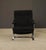 Textile Vintage Mid-Century Milo Baughman Style Chrome Lounge Chair With Black Bouclé, 1970s For Sale - Image 7 of 18