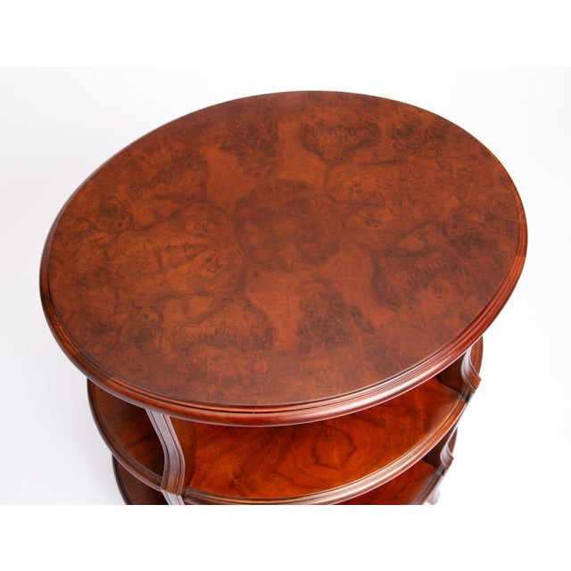 Late 20th Century Regency Three Tiered Side Table by Baker Furniture For Sale - Image 5 of 8