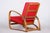 Textile Czech Art Deco Oak Lounge Chairs attributed to J. Halabala for Up Závody, 1930s, Set of 2 For Sale - Image 7 of 13