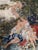 Textile Vintage French Rococo Cherub and Garden Tapestry For Sale - Image 7 of 8