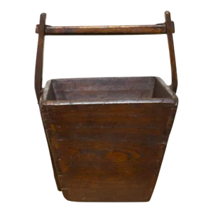 Antique Chinese Wooden Basket