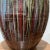 Vintage Exta Large Stoneware Iridescent Colors Drip Glaze Pottery Vase For Sale - Image 10 of 13