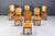 Vintage Pine Wood Dining Chairs, 1970s, Set of 6 For Sale - Image 12 of 12