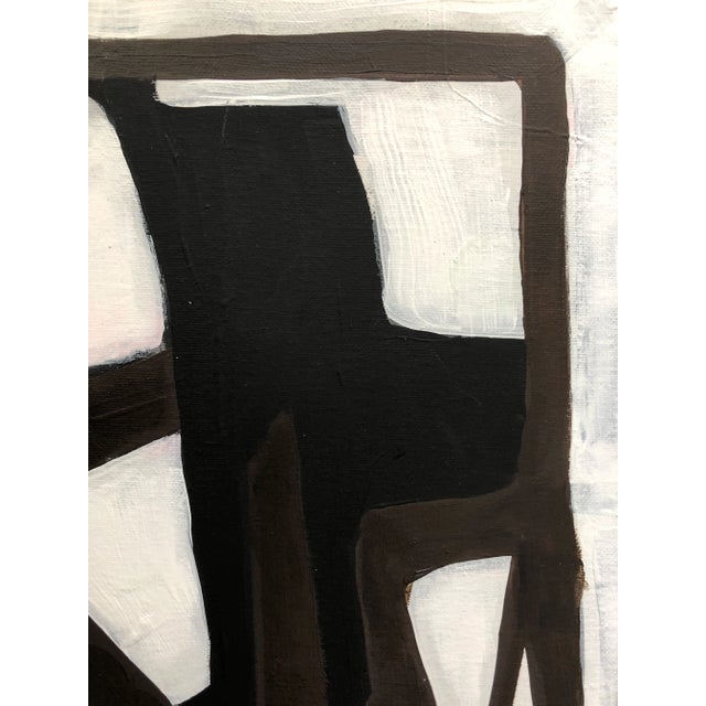 Pure abstraction with acrylic paint on canvas. A completely unique and original artwork. A combination of matte and satin...