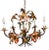 1950s Italian Tole Lilly 5 Light Chandelier For Sale - Image 4 of 11