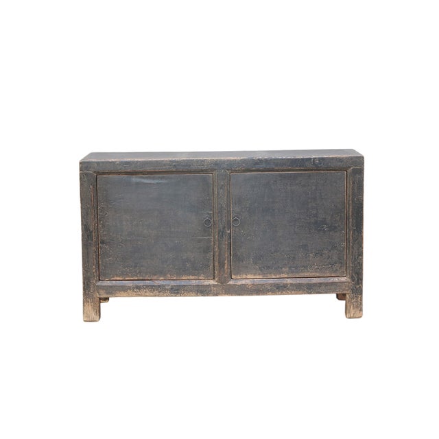 Chinese Antique Chinese Painted Rice Cabinet For Sale - Image 3 of 5