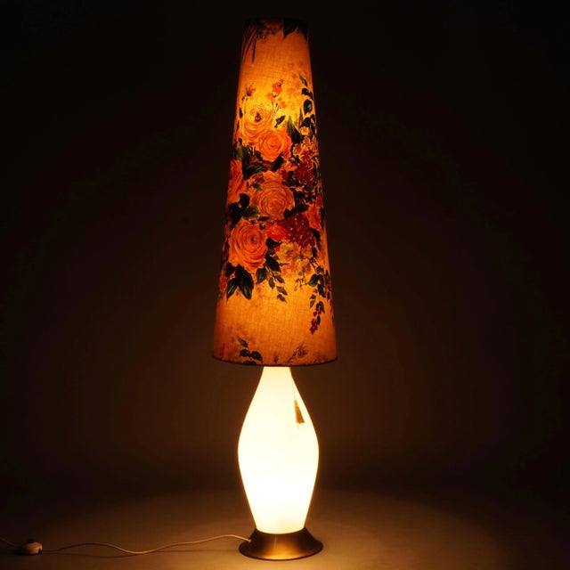 Mid-Century Modern Vintage Floor Lamp from Aro, 1950s For Sale - Image 3 of 12