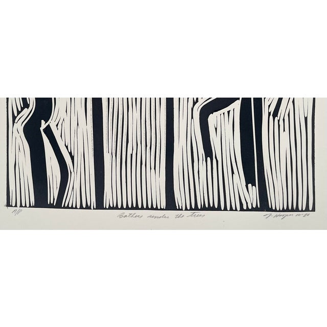 Jack Hooper Jack Hooper Stone Lithograph For Sale - Image 4 of 4