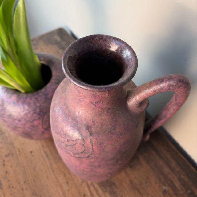 Ceramic Model 302/2 & 305/3 Vases from Ruscha, West Germany, 1970s, Set of 2 For Sale - Image 9 of 13