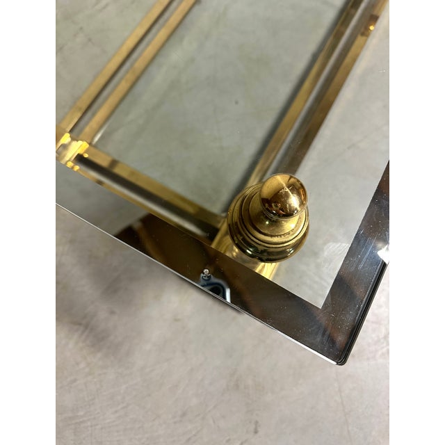 Mid-Century Modern Hollywood Regency Coffee Table, 1980s For Sale - Image 3 of 13