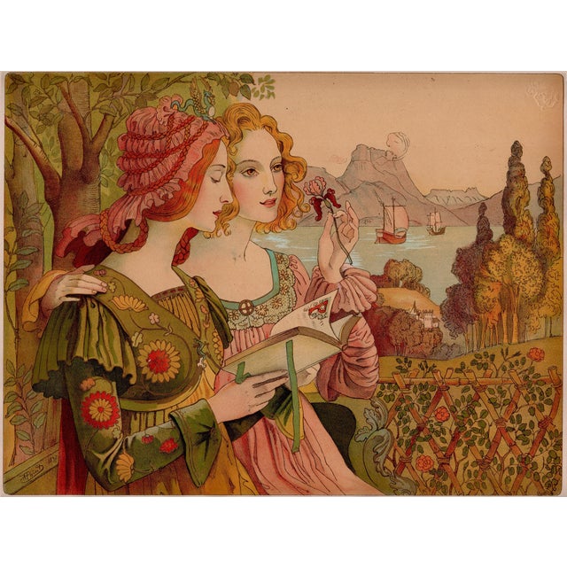 Armand Point, Légende Dorée, 1897, Lithograph on Paper For Sale