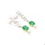 Modern 8.36 Carat Colombian Emerald and Diamond Floral Detachable Drop Earrings, A Pair For Sale - Image 3 of 9