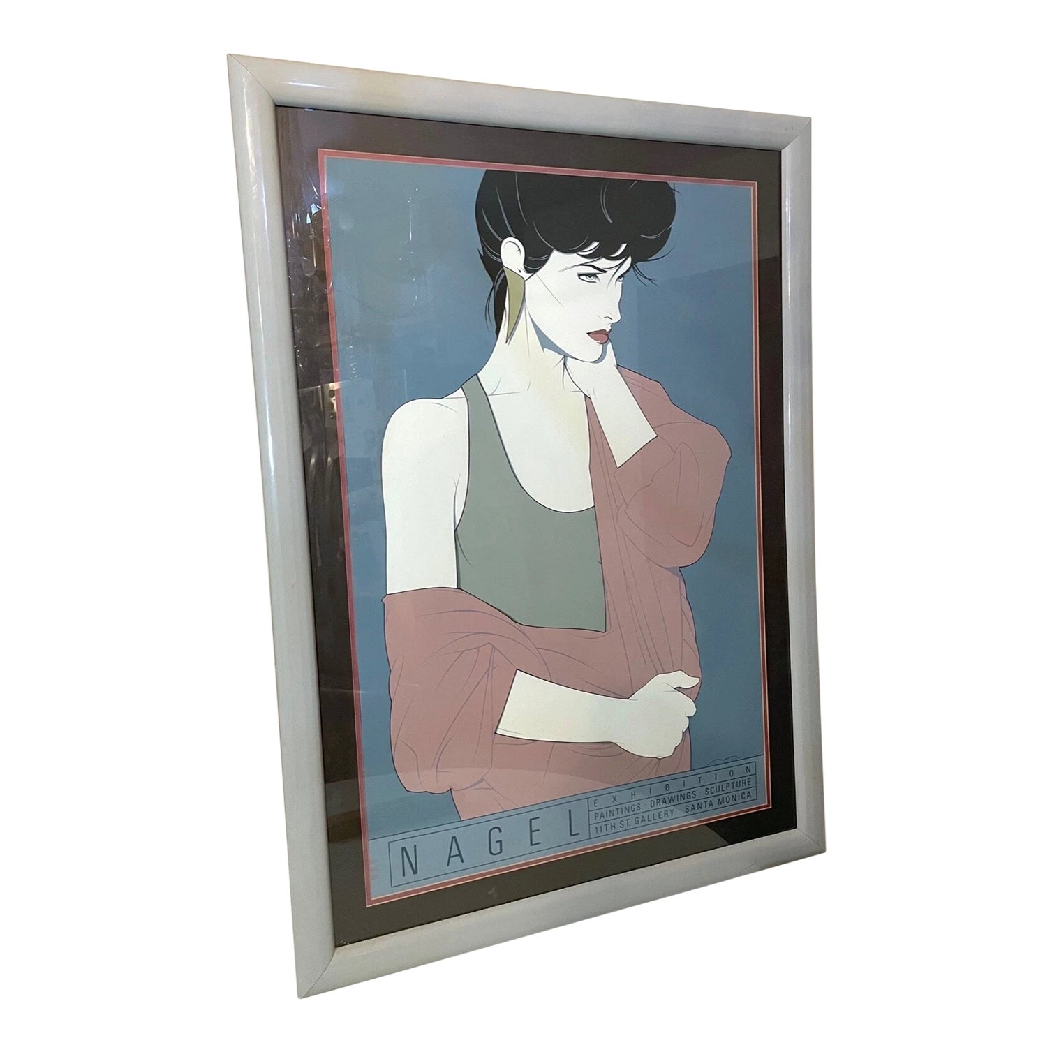 1980s Huge Original Patrick Nagel Gallery Limited Edition Silkscreen ...