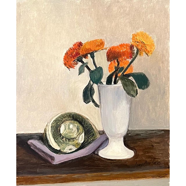 Luce Brélaz, Marigold, Oil on Canvas For Sale