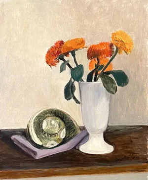 Luce Brélaz, Marigold, Oil on Canvas