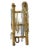 Wood Vintage Boho Bamboo Ladder Jewelry Display For Sale - Image 7 of 10
