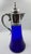 Austrian Vintage Cobalt Blue Glass Jug For Sale - Image 10 of 11
