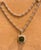 Gemstone GIA 17 Ct Sugar Loaf Cabochon Colombian Emerald & 13 Ct Diamond Necklace 18KWG For Sale - Image 7 of 18