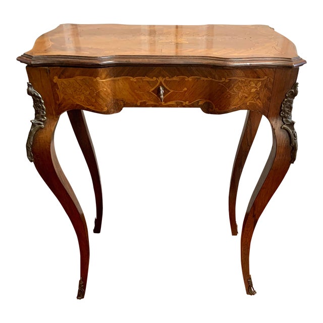 Ladies Antique Writing Desk 1800’s Exquisitely Inlaid Chairish