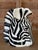 Vintage Regency Ceramic Glazed Zebra Head Vase For Sale - Image 10 of 10
