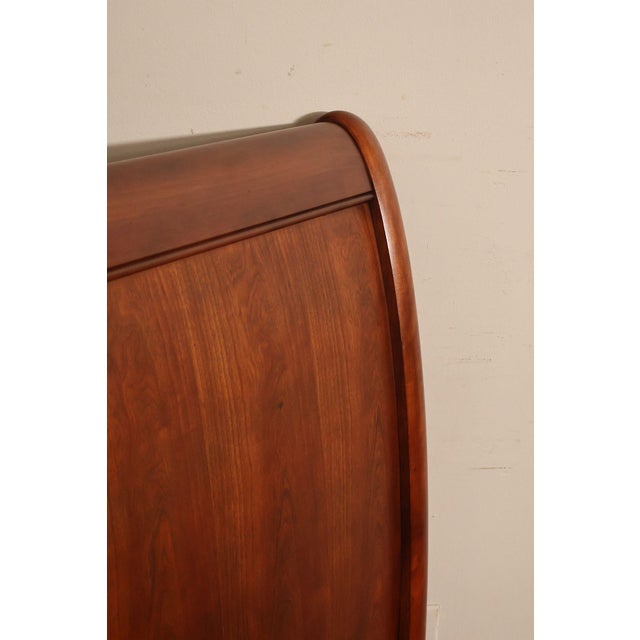 Stickley Cherry Sleigh Queen Bed For Sale - Image 12 of 18