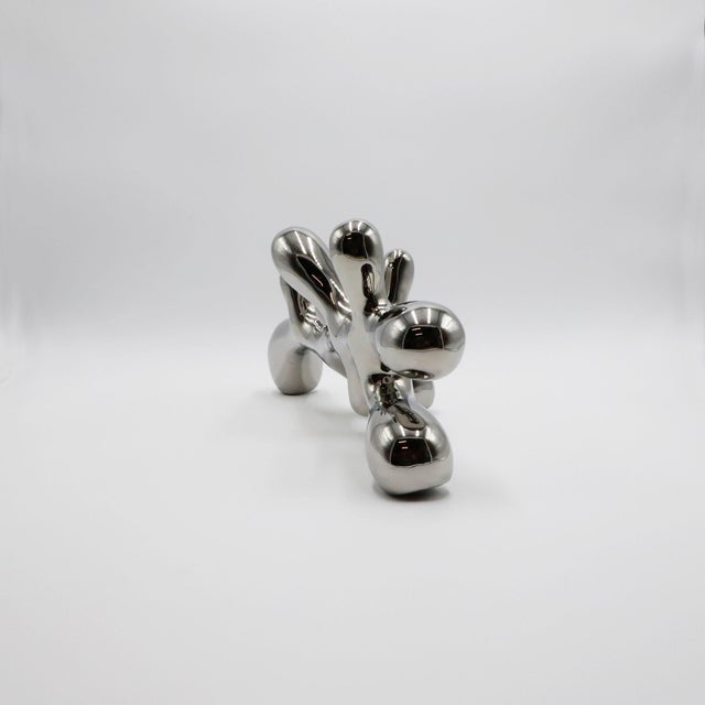 1960s Abstract Sculpture in Polished Aluminum For Sale - Image 15 of 17