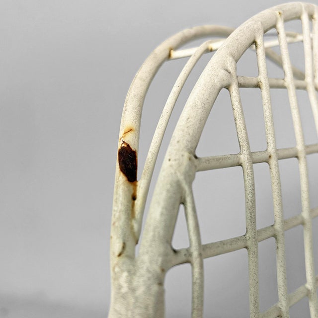 Italian White Iron Outdoor Chair, 1950s For Sale - Image 6 of 14