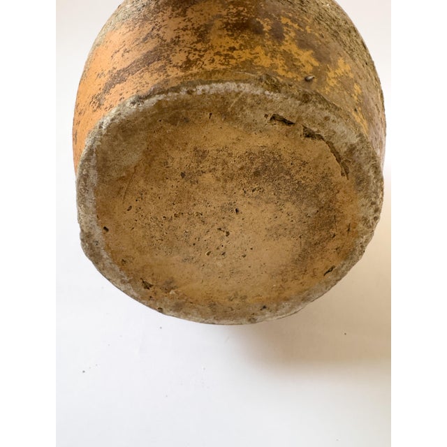 Antique French Partially Glazed Terracotta Cruche Jug, C. 1900 For Sale - Image 16 of 17