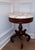 1920s Victorian-Style Mahogany & Marble Parlor Table. For Sale - Image 4 of 11