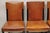 Late 20th Century French Art Deco Style Brown Leather Ebonized Frame Dining Chairs - Set of 8 For Sale - Image 17 of 18