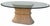 1980s Vintage McGuire Furniture Co Glass Top Horse Track Dining Table For Sale - Image 5 of 7