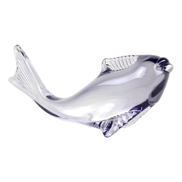 Mid-Century Modern Murano Glass Fish, Italy, 1970s For Sale