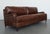 Ballard Designs Wynne Leather Sofa For Sale In Austin - Image 6 of 16