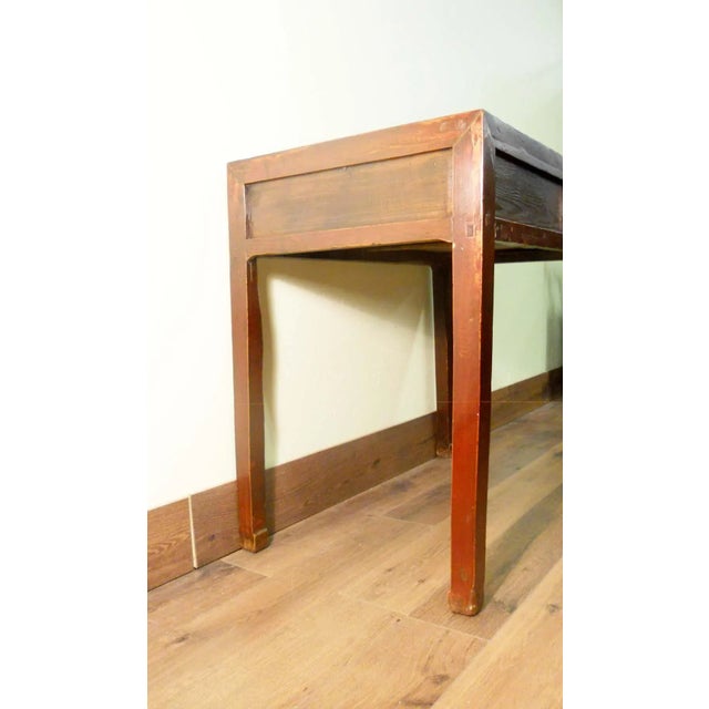 Antique Chinese Ming Desk/Console Table, Circa 1800-1849 For Sale - Image 9 of 11