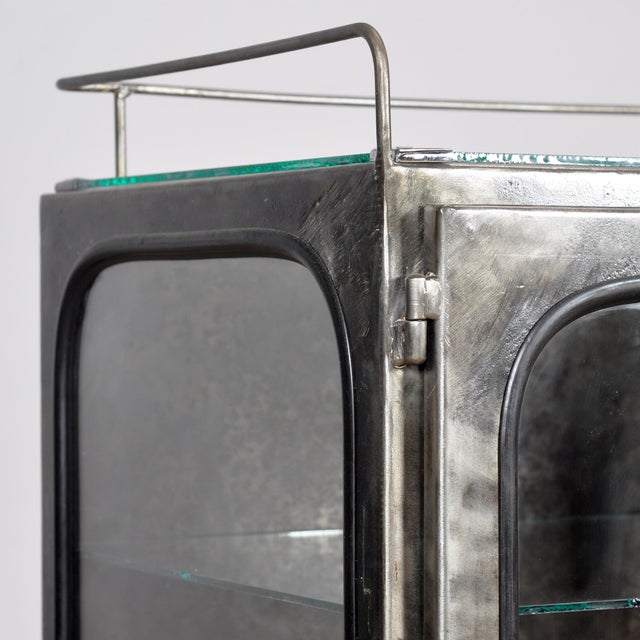 Vintage Glass Hospital Cabinet, 1970s For Sale - Image 6 of 13