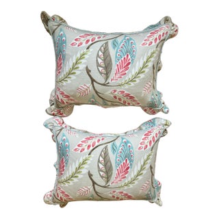 Nina Campbell Fontibre Custom Pillow Shams - Set of 2 For Sale