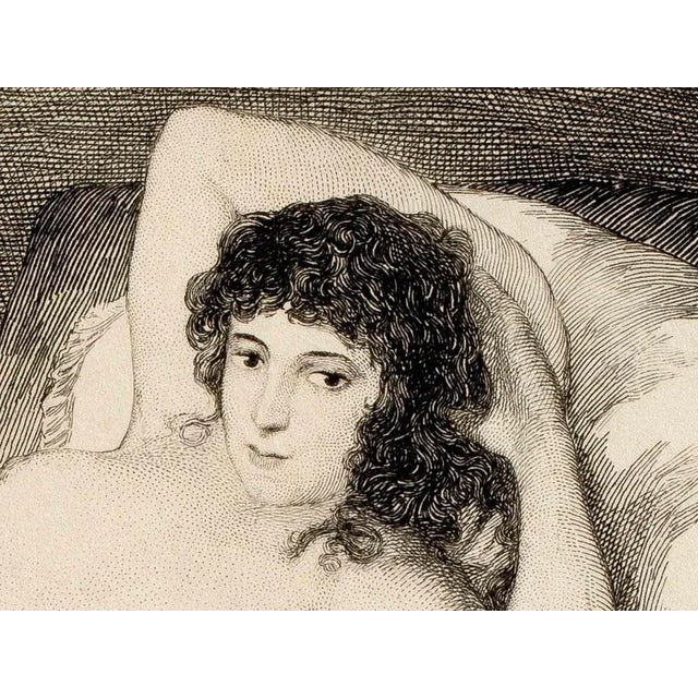 Antoine-François Dezarrois after Goya, Maja Desnuda, Etching, Late 19th Century For Sale - Image 4 of 5