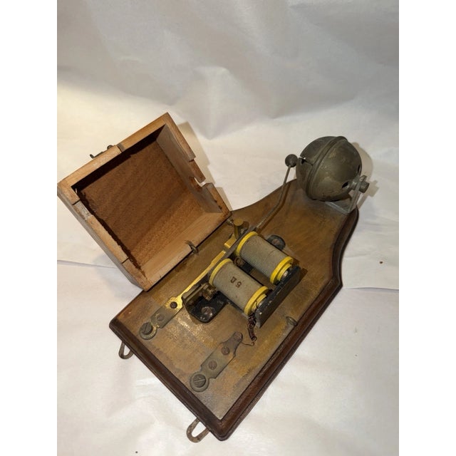 Victorian Antique Electric Doorbell or Railway/Butler Bell For Sale - Image 3 of 7