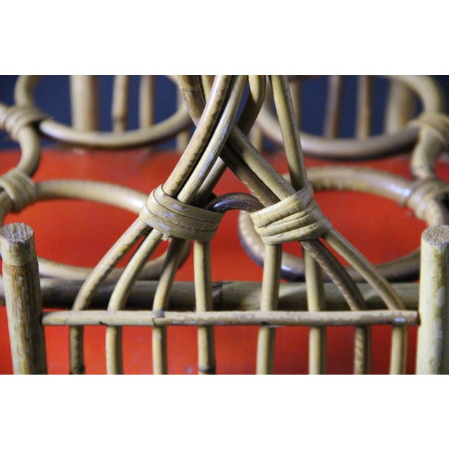 Vintage Bamboo and Rattan Bar, 1950s For Sale - Image 10 of 17