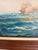 1950s J. Harvey Naval Battle Maritime Oil on Canvas Painting For Sale - Image 10 of 12