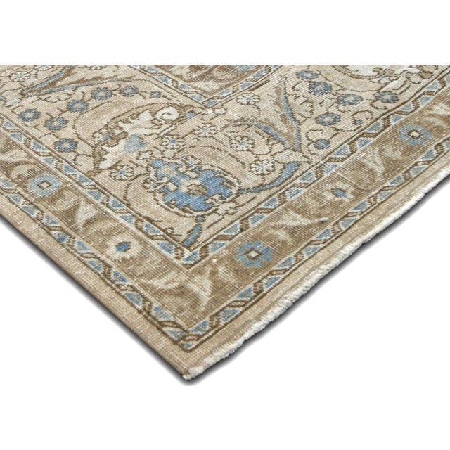 Transitional 1960s Persian Tabriz Rug For Sale - Image 3 of 6